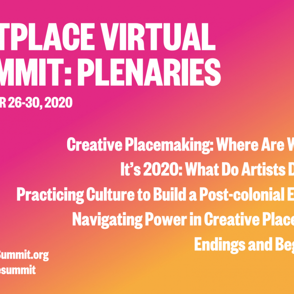 Image reading ArtPlace Virtual Summit Plenaries